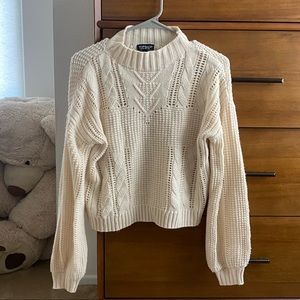 Topshop Cream Sweater